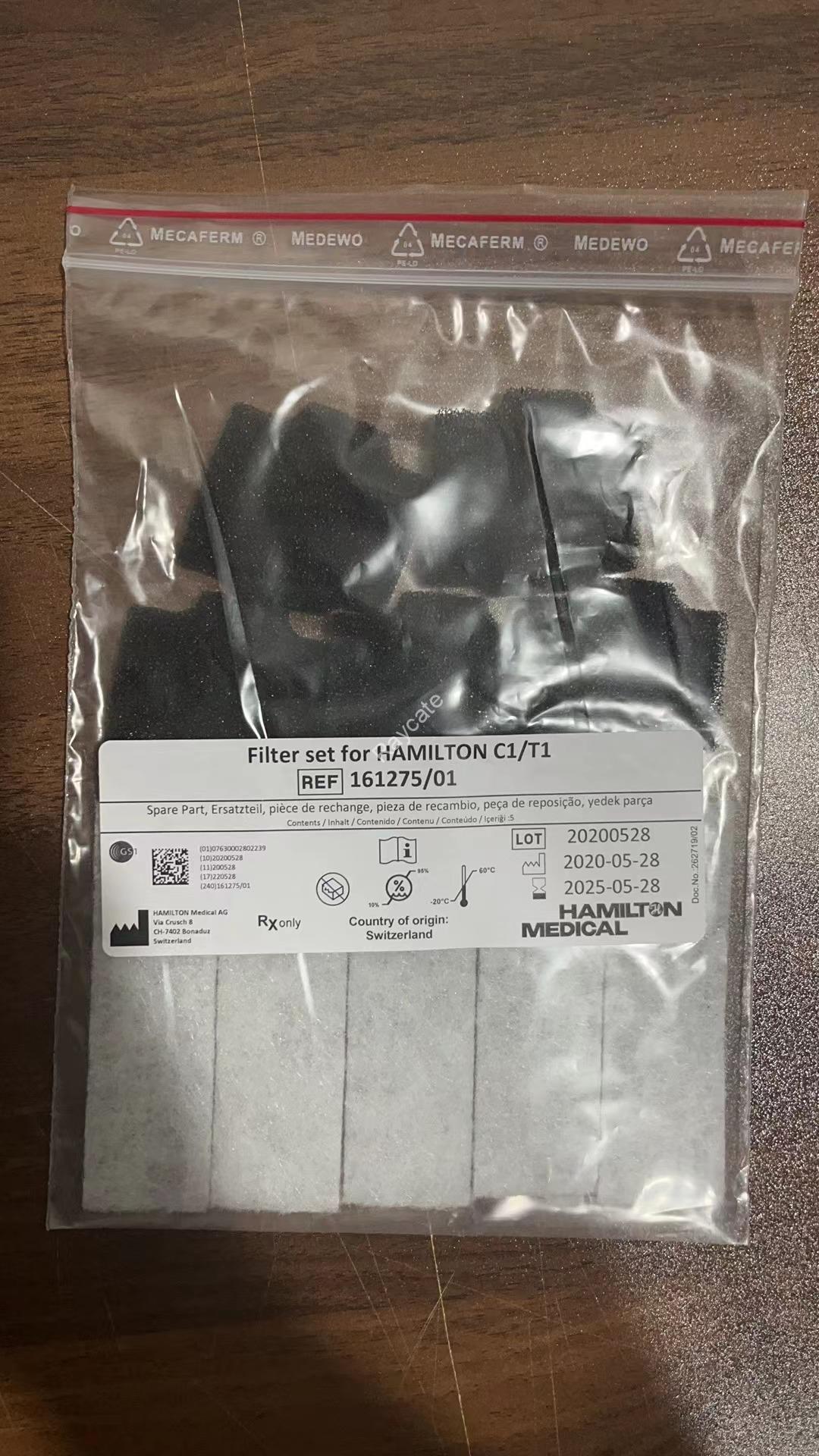 REF:161275/01 Filter Set for Hamilton C1/T1