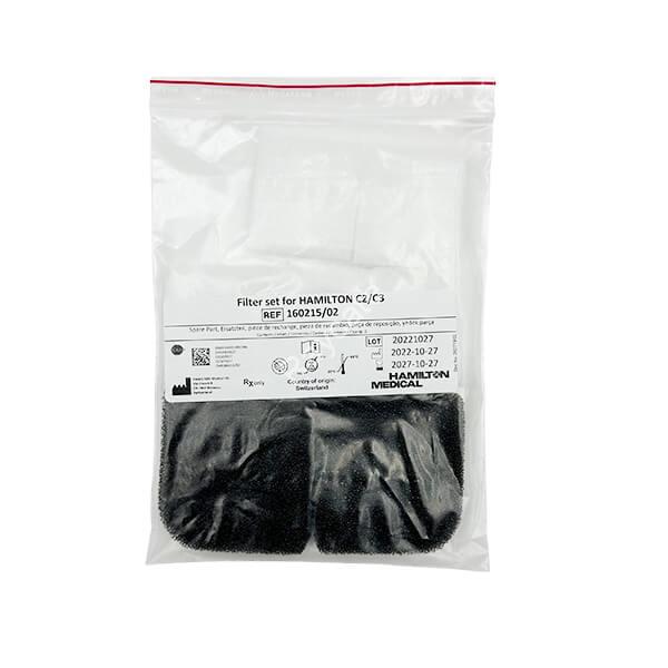 Filter set for Hamilton C2/C3 Ventilator PN:160215(new, original)
